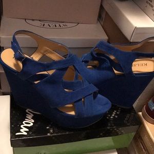 Royal Blue Wedges💙💙💙💙